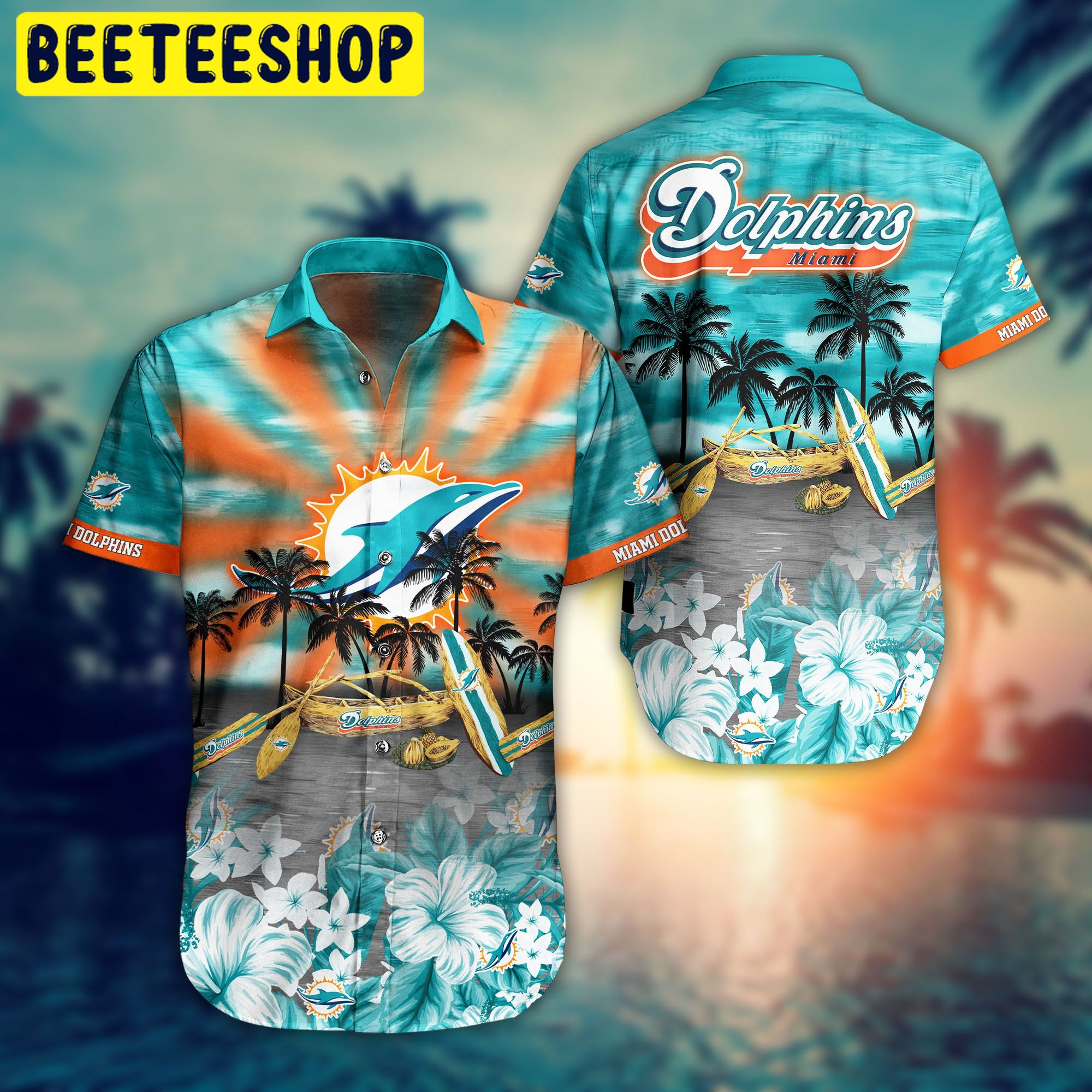 Miami Dolphins NFL Short T-shirt Lover New Summer Hawaiian Shirt