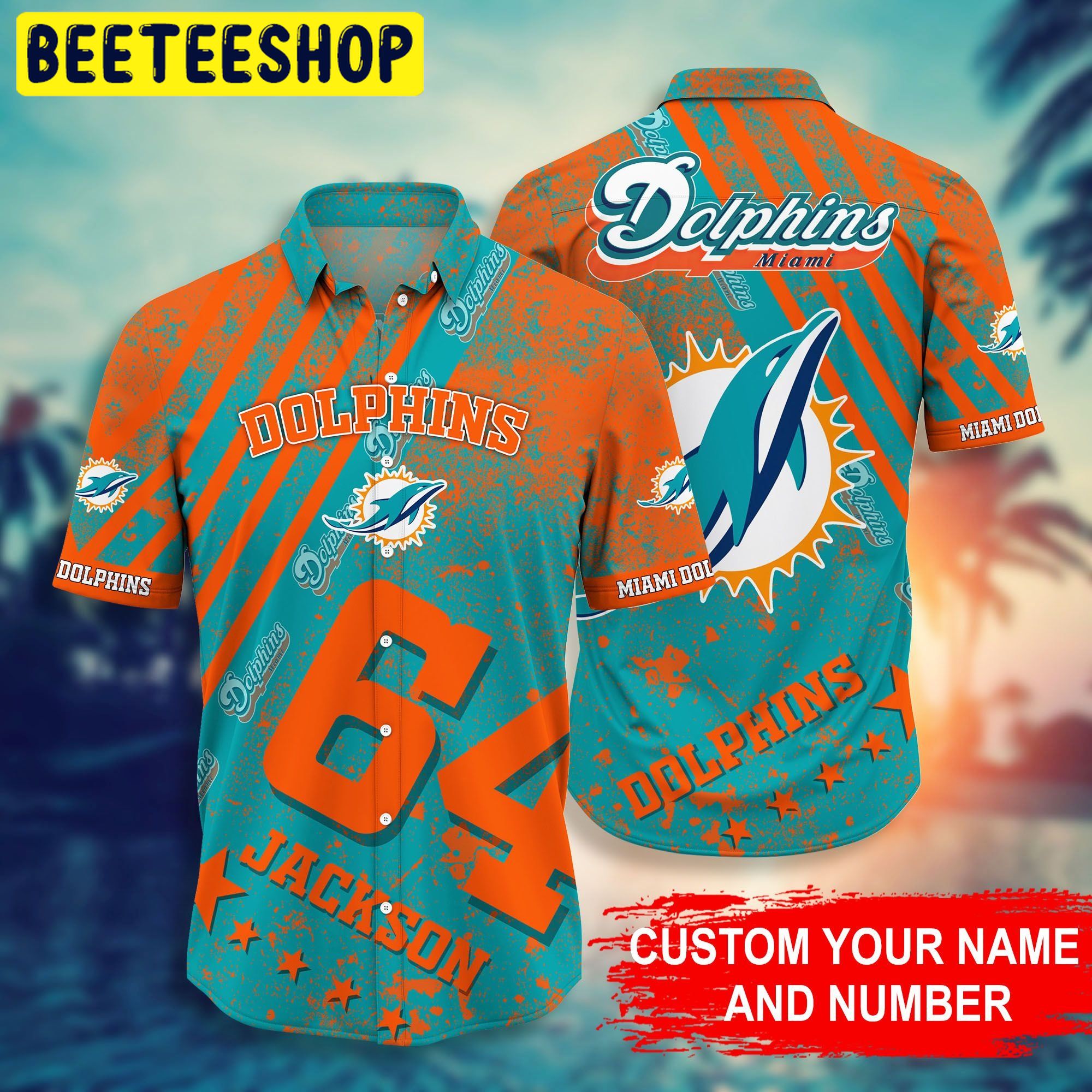 Miami Dolphins NFL Short T-shirt Style Hot Trending Hawaiian Shirt