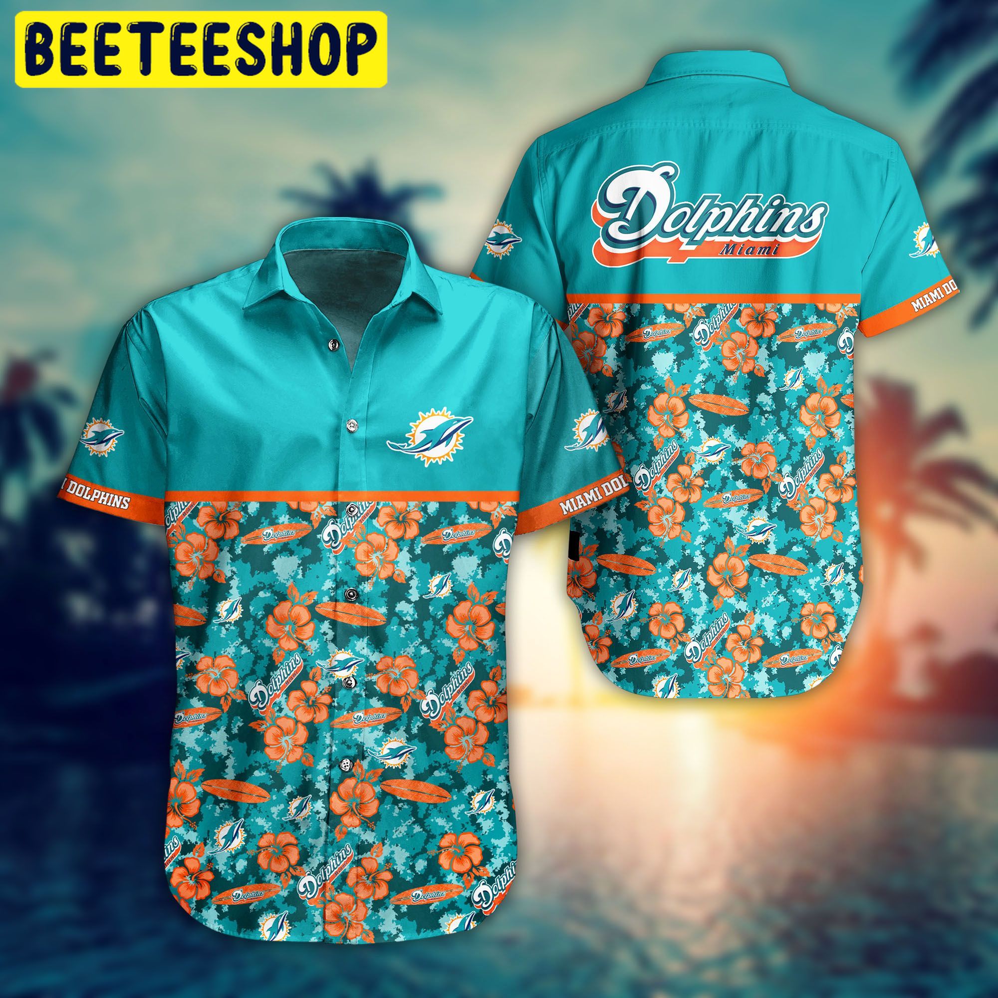 Miami Dolphins NFL Trending Short T-shirt Style Summer Hawaiian Shirt