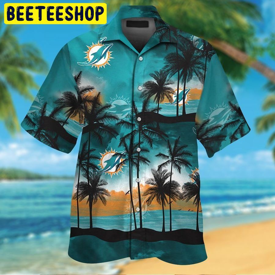 Miami Dolphins Tropical Aloha Hawaiian Shirt - Beeteeshop