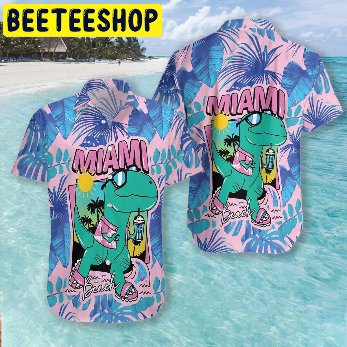 Miami South Beach Cool Hawaiian Shirt