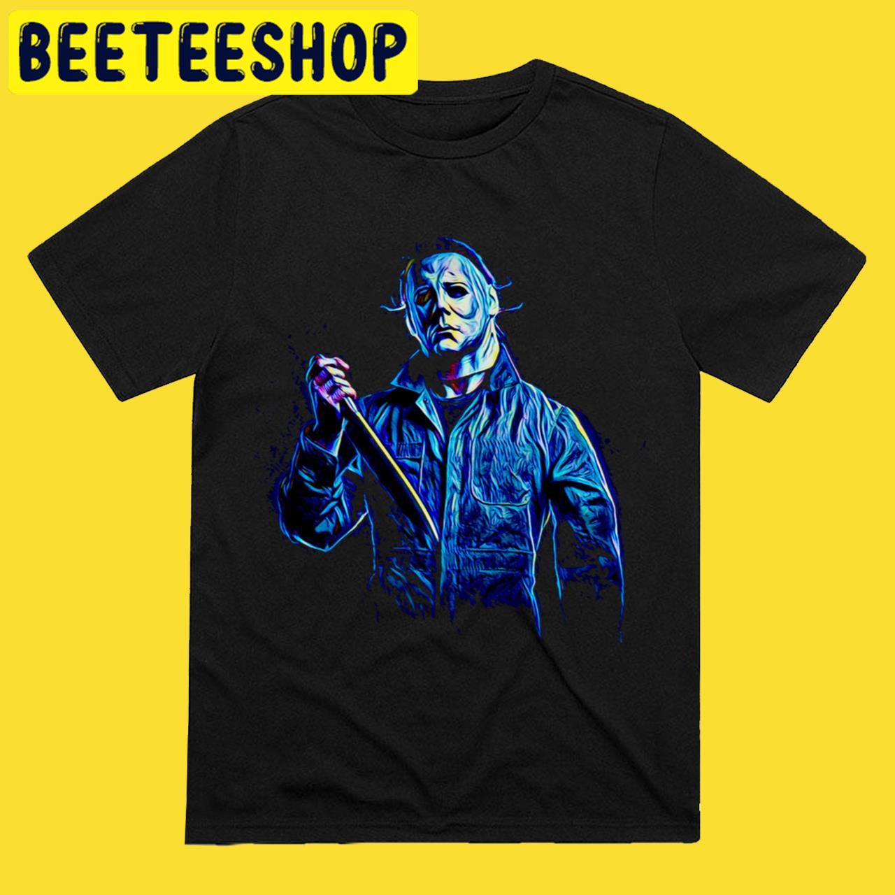 Michael Myers Silhouette Adult Halloween Trending Unisex T-Shirt