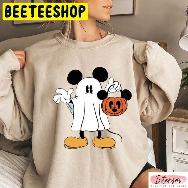 Mickey Ghost Disney Halloween Trending Unisex Shirt