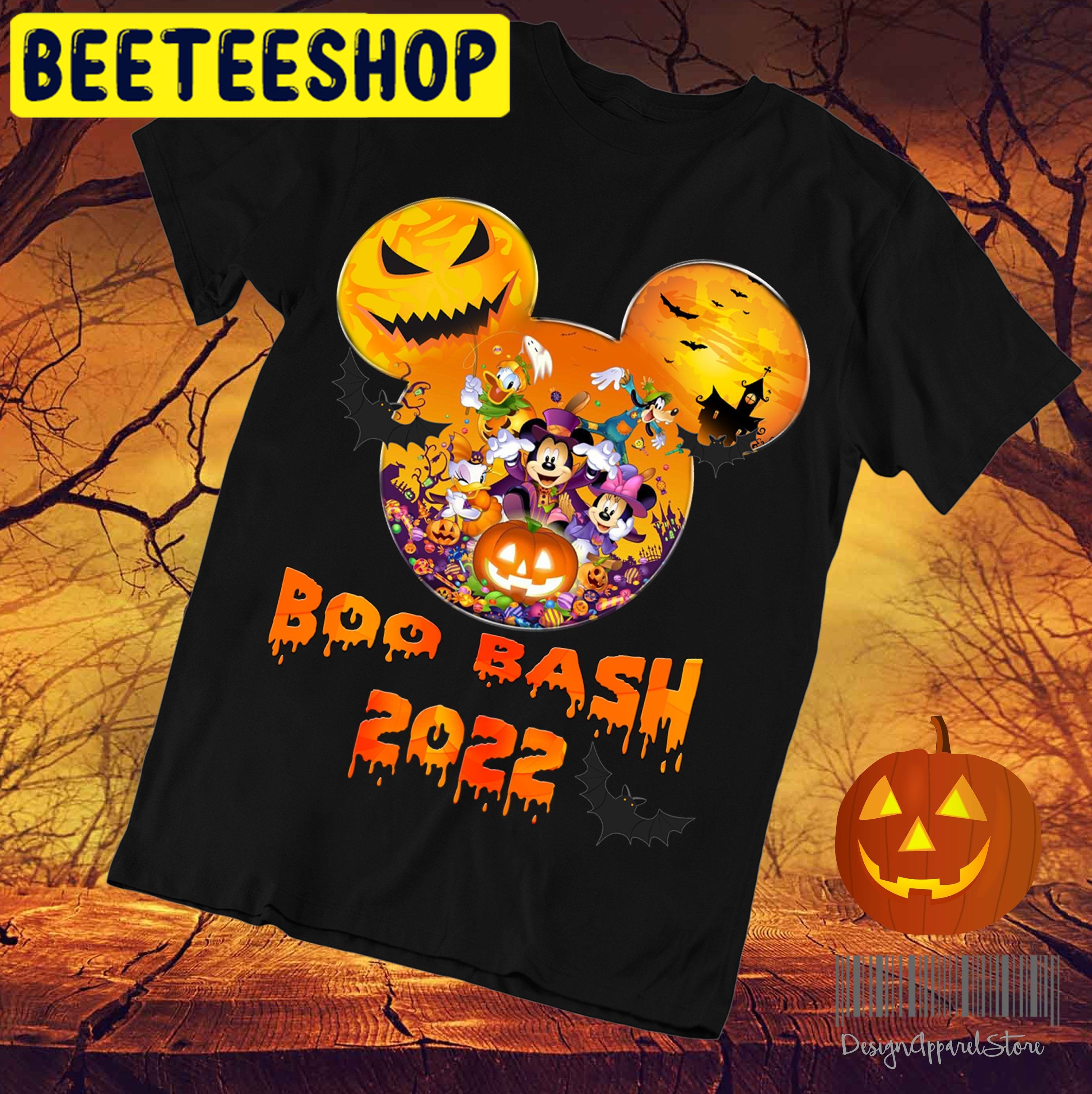 Mickey Head Boo Bash Family Trip HalloweenTrending Unisex Shirt