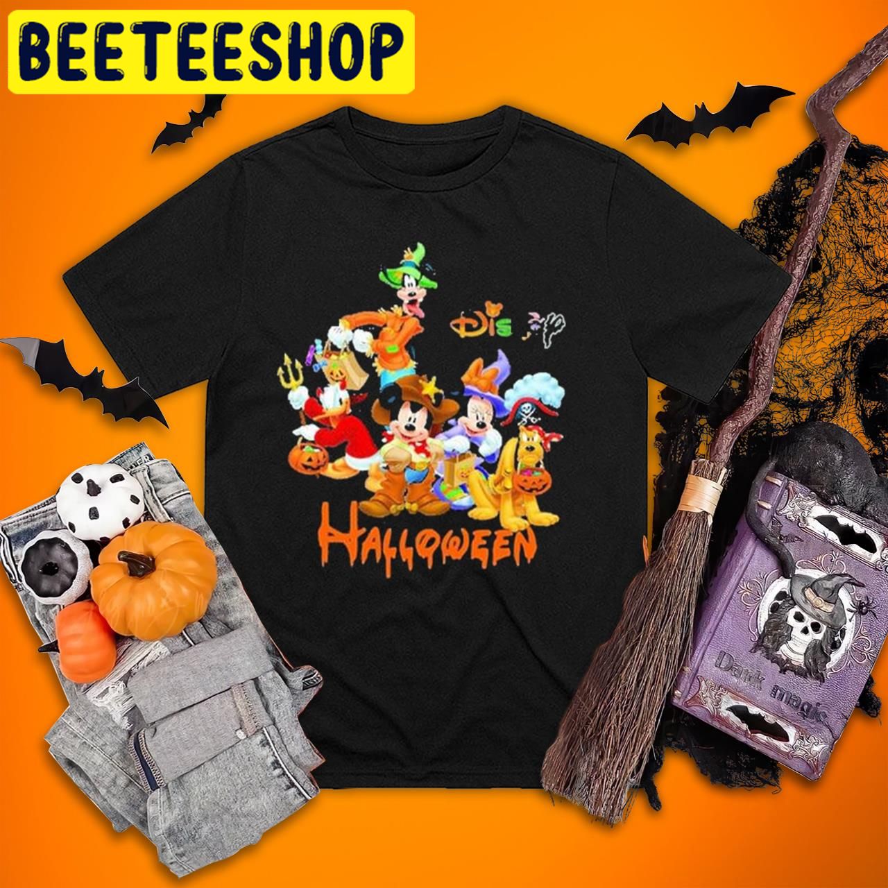 Mickey Mickey And Friends Are So Scary Halloween Trending Unisex T-Shirt