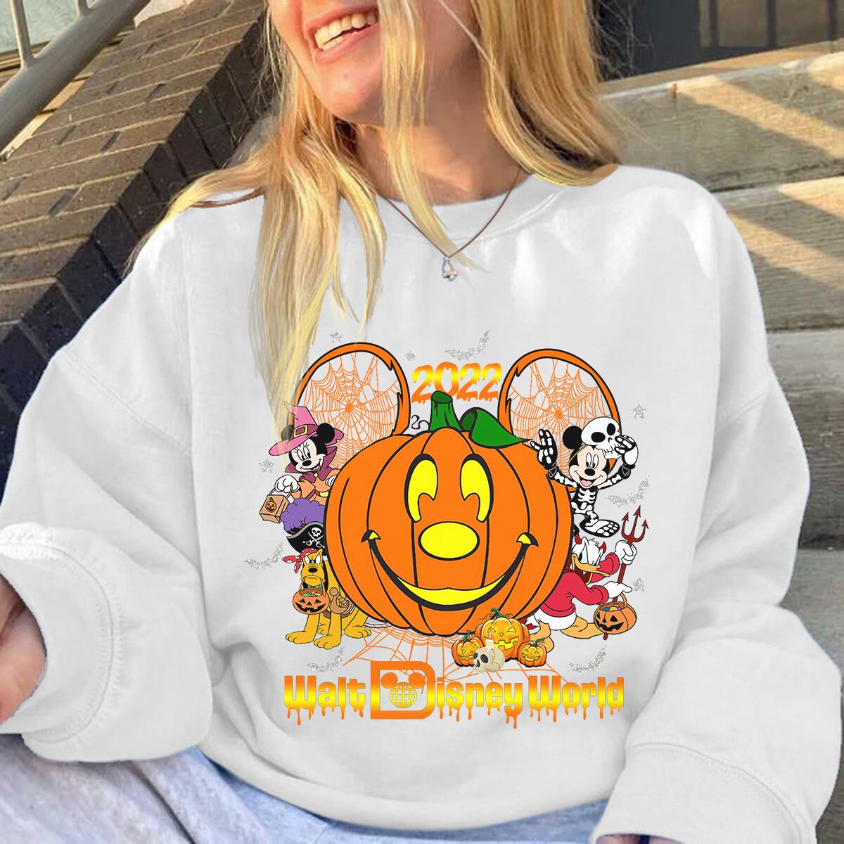 Mickey & Minnie Halloween Sweatshirt