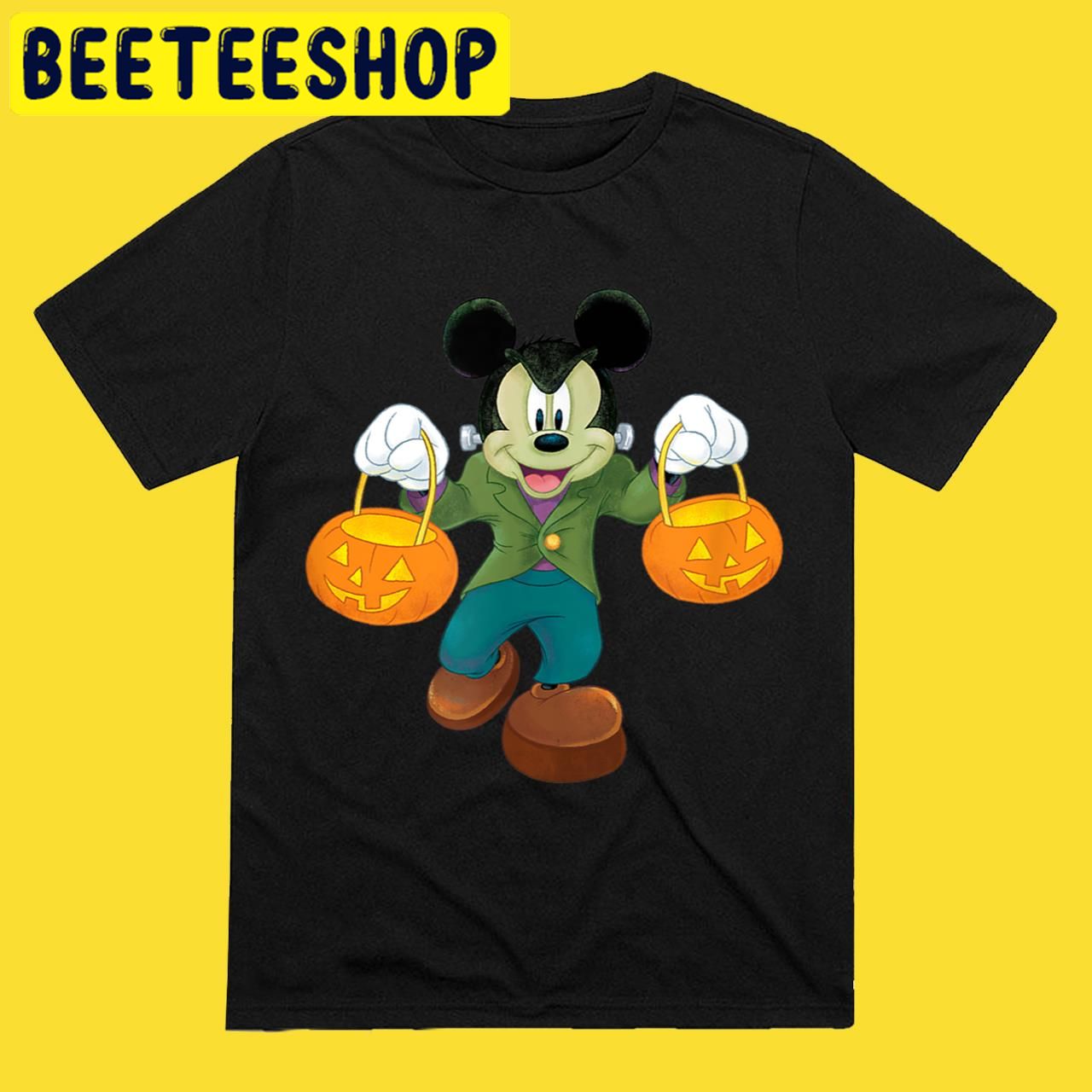 Mickey Mouse Frankenstein Halloween Trending Unisex T-Shirt