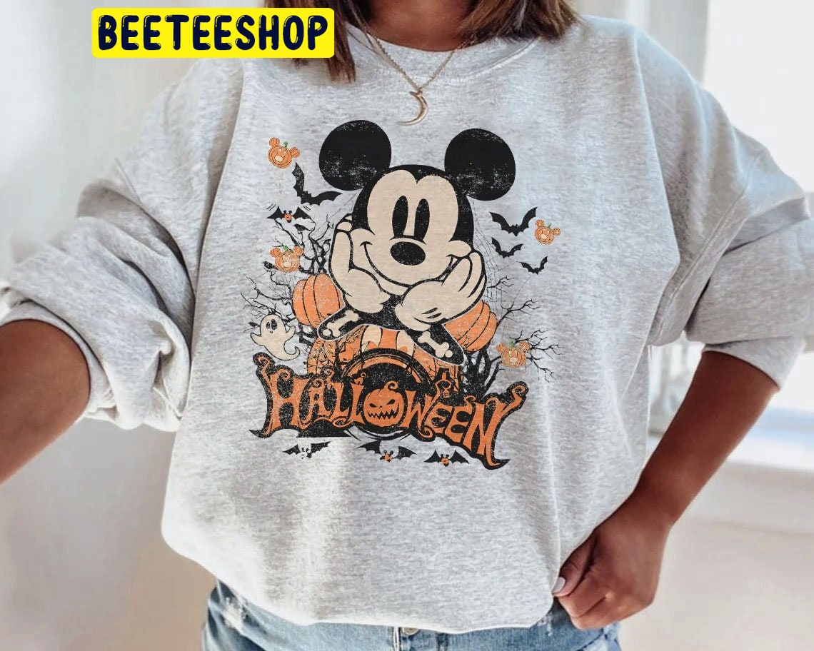 Mickey Pumpkin Halloween Trending Unisex Shirt