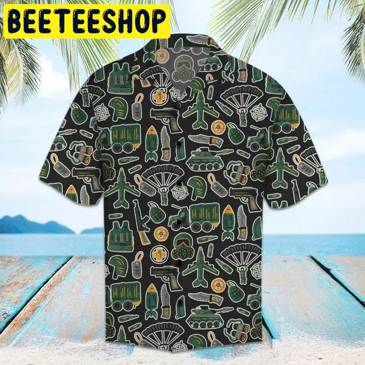 Military Hawaiian Shirt