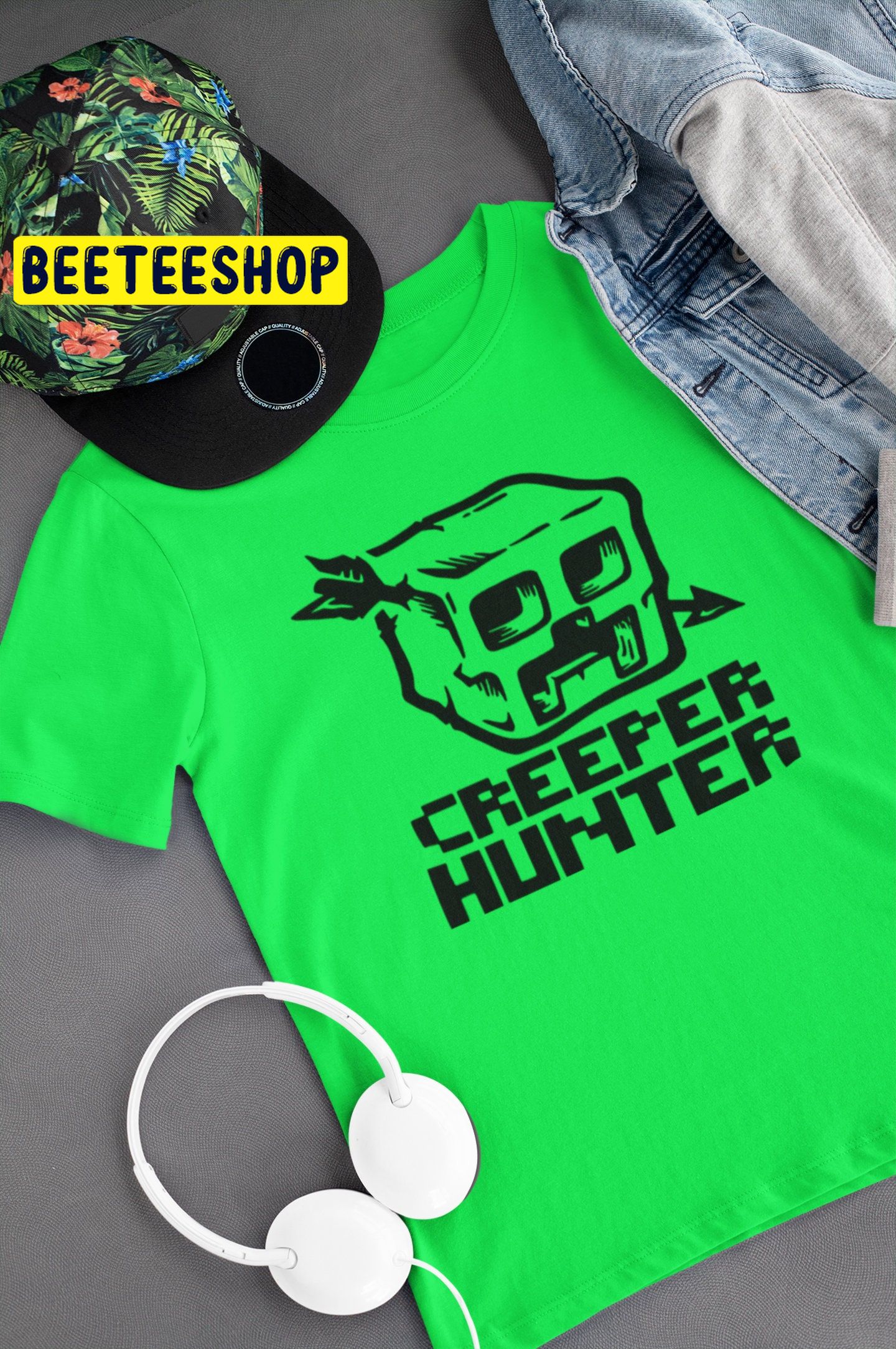 Minecraft Creeper Kids Trending Unisex Shirt