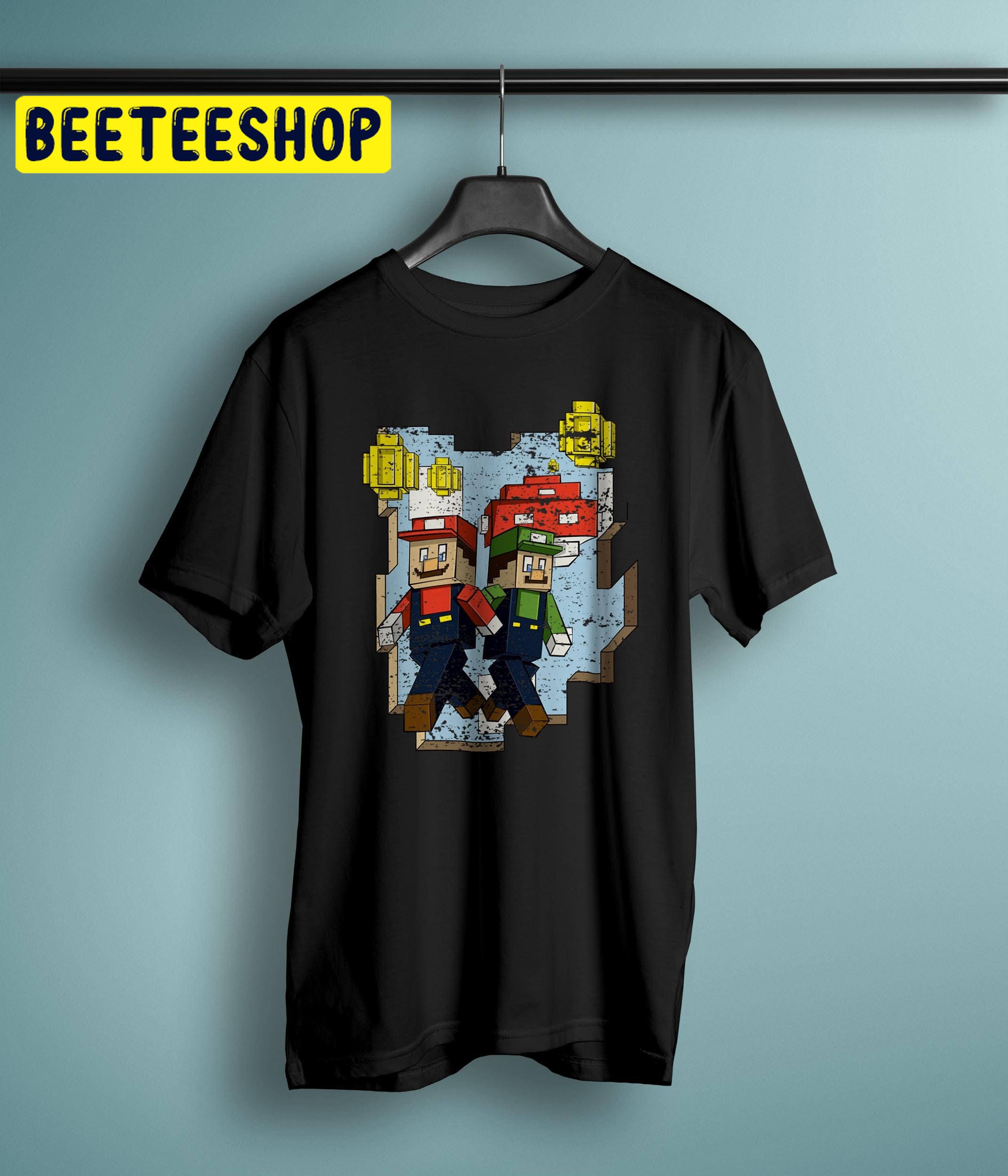 Minecraft Super Mario Trending Unisex Shirt