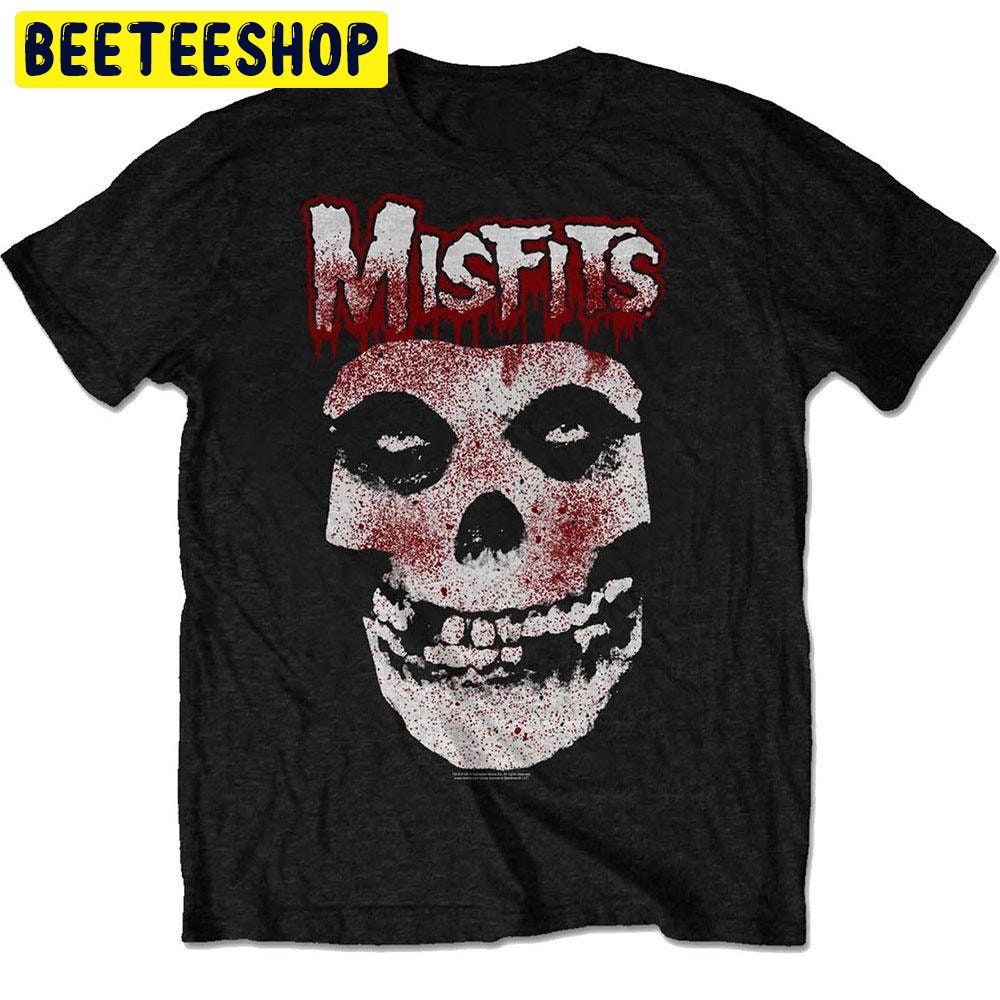 Misfits Blood Drip Skull Trending Unisex Shirt