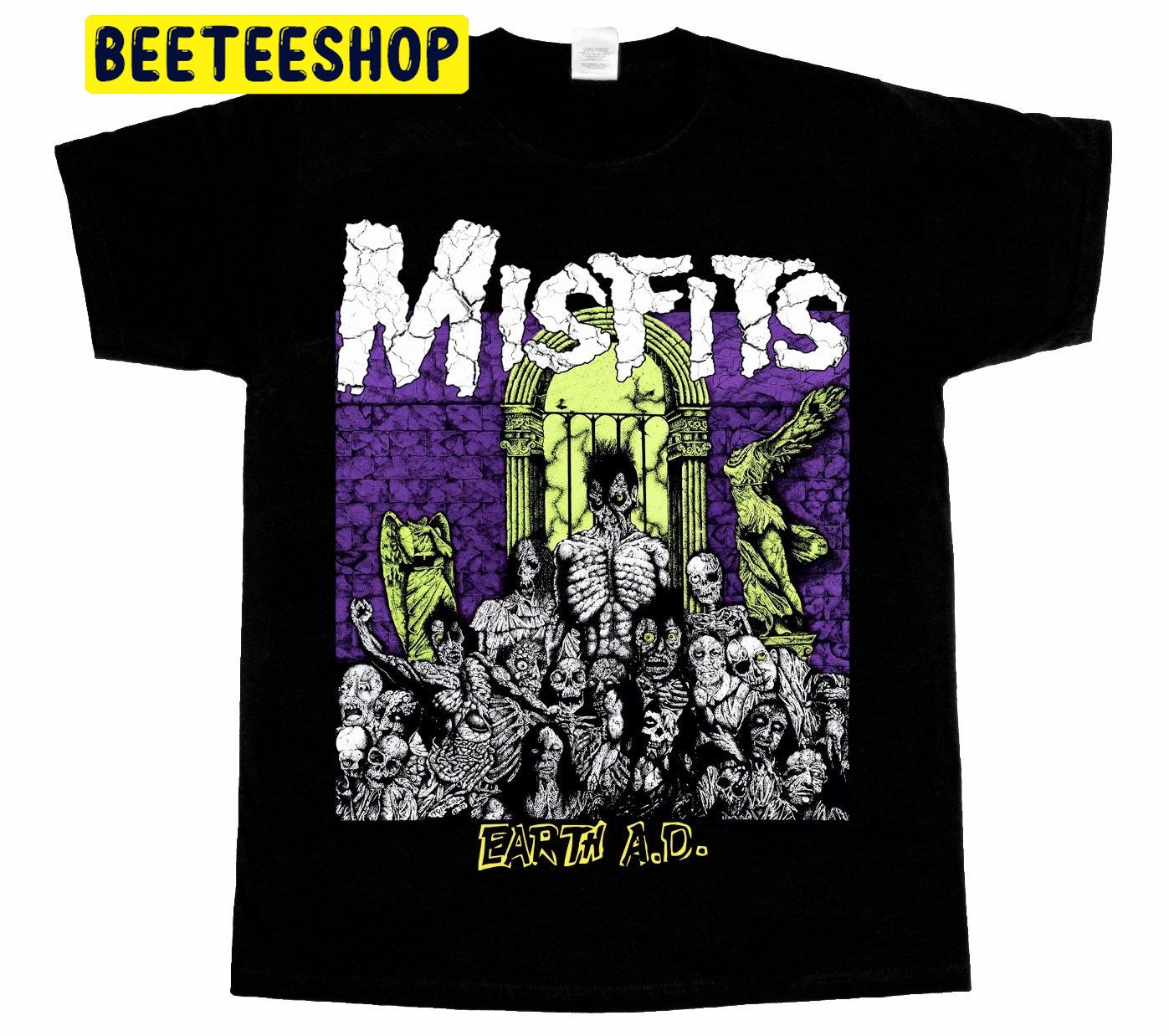 Misfits Earth Ad Wolfs Blood 83 Horror Punk Glenn Danzig Trending Unisex Shirt