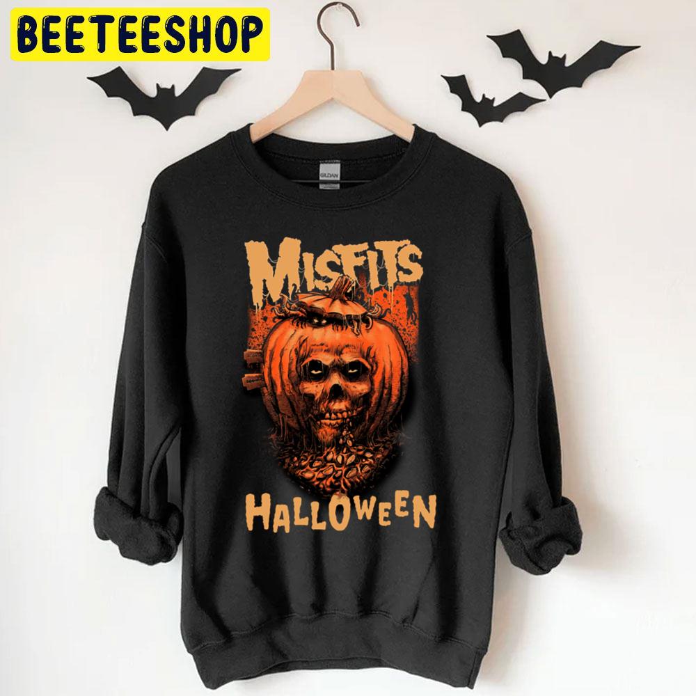 Misfits Pumpkin Halloween Trending Unisex T-Shirt - Beeteeshop