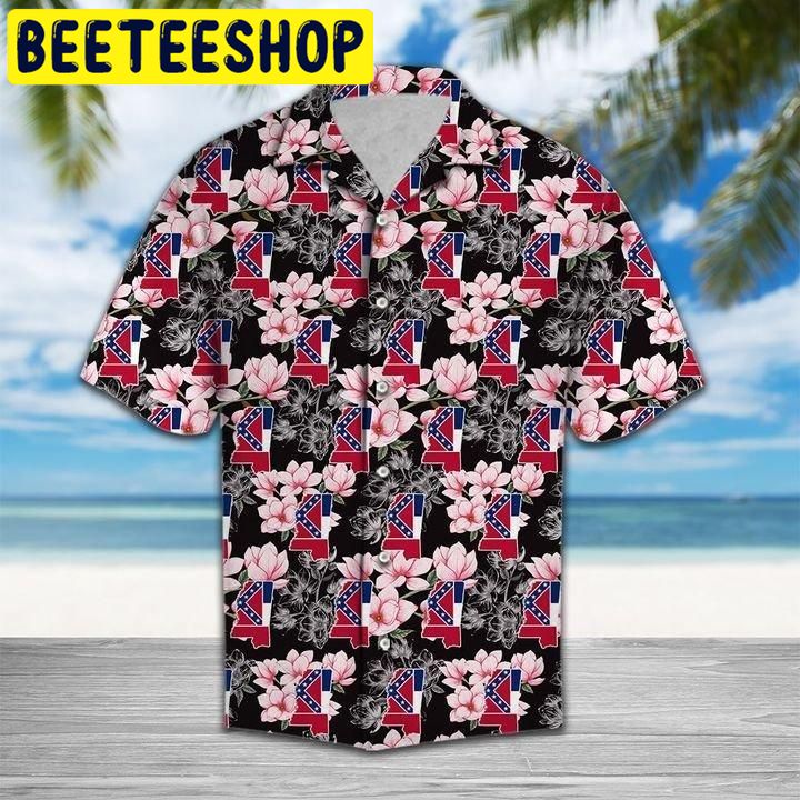 Mississippi Magnolia Hawaiian Shirt