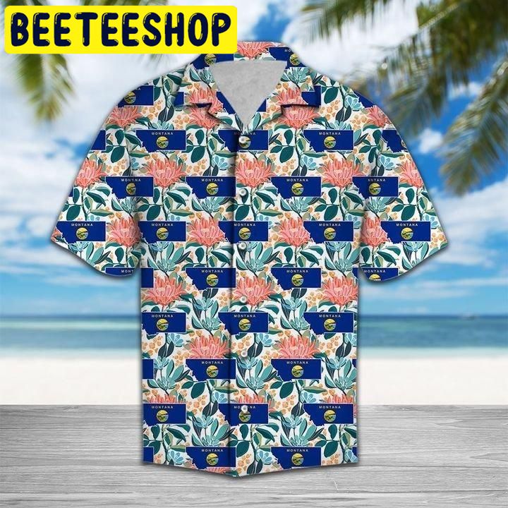 Montana Bitterroot Hawaiian Shirt