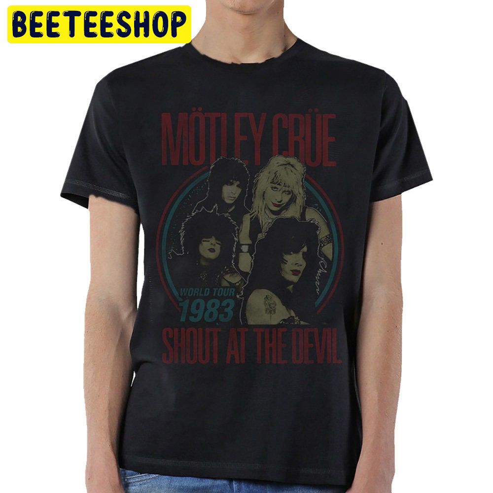 Motley Crue Vintage World Tour Rock Metal Trending Unisex Shirt