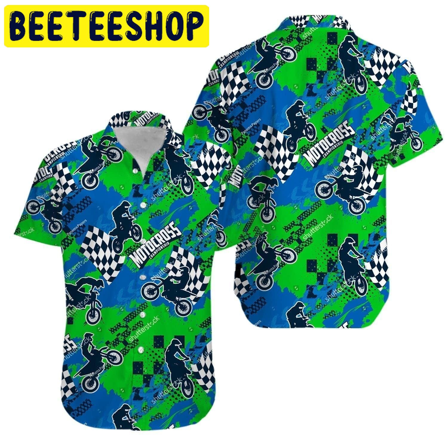 Motocross Hawaiian Shirt