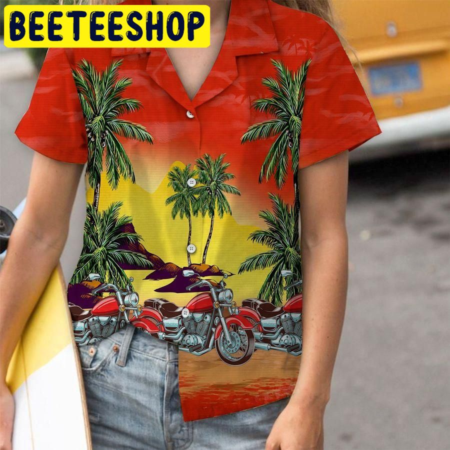 Motor Palm Tree Hawaiian Shirt