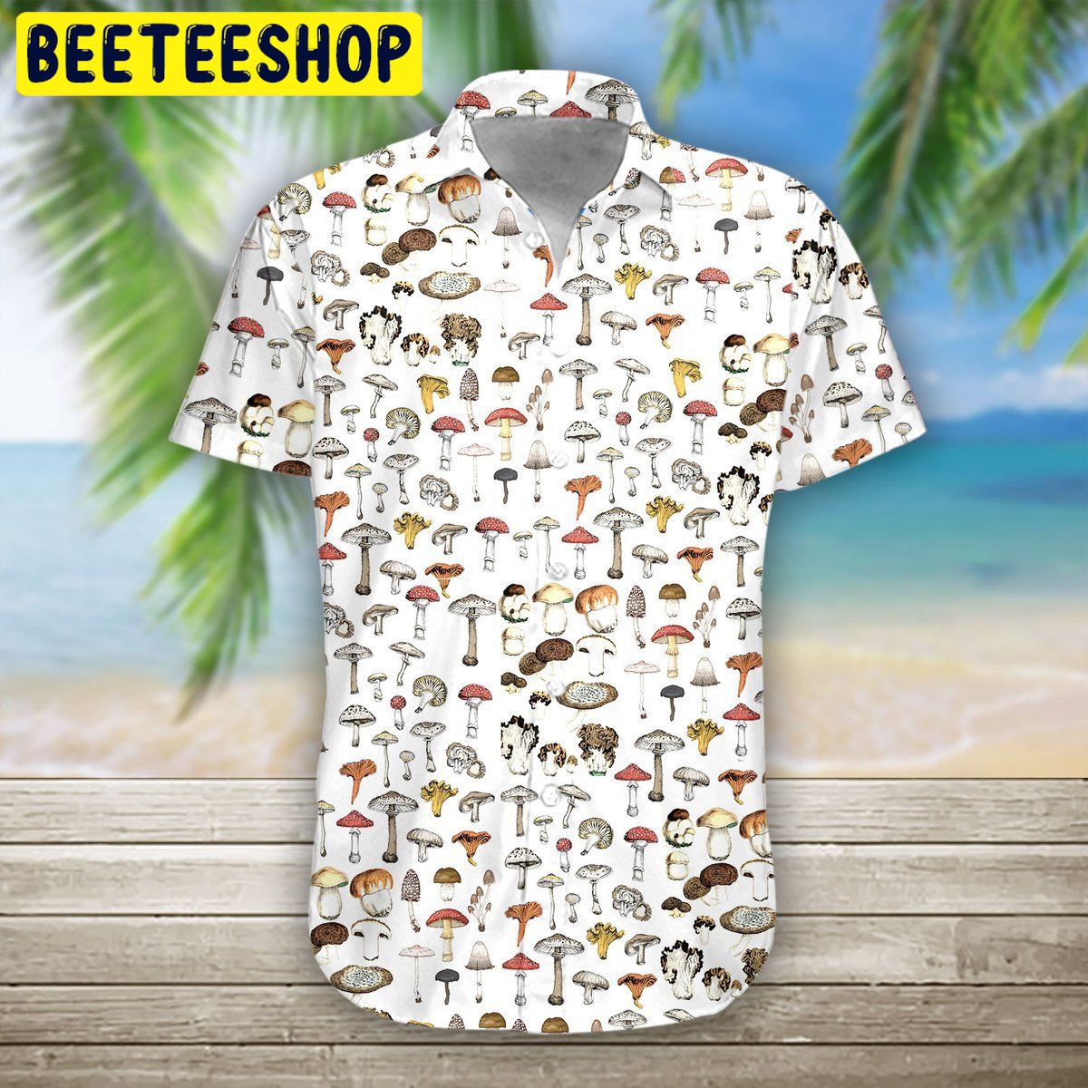 Mushroom 3D All Over Printed Trending Hawaiian Shirt