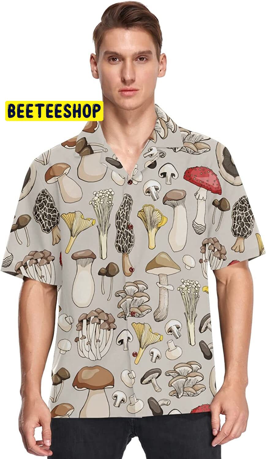 Mushroom Button Trending Hawaiian Shirt - Beeteeshop