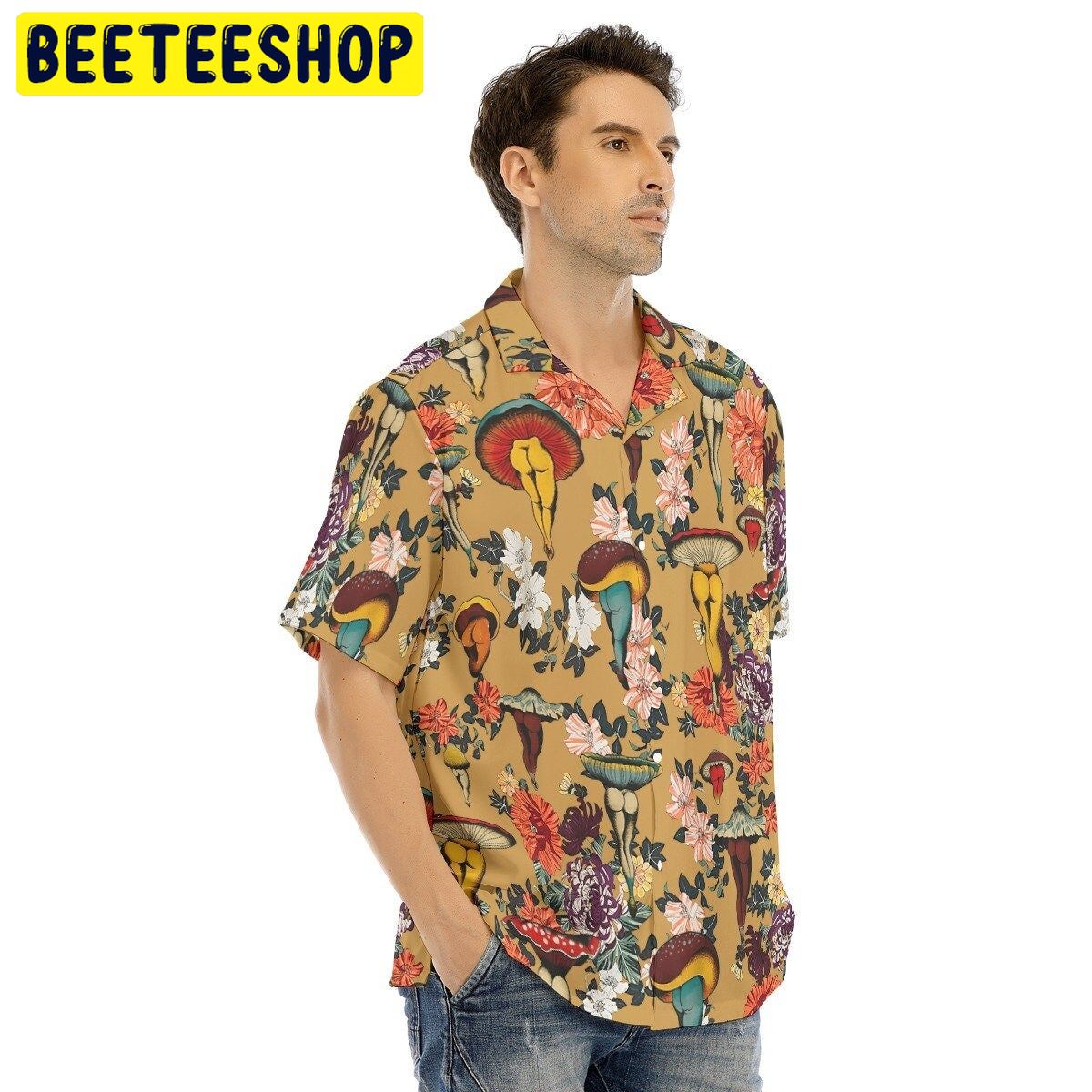 Mushroom The Happy Wood Summer Holliday Trending Hawaiian Shirt