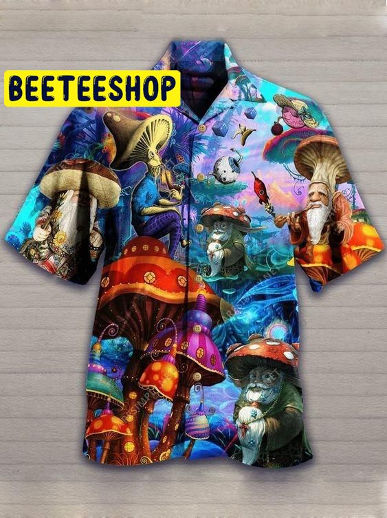 Mushrooms Hawaiian Shirt