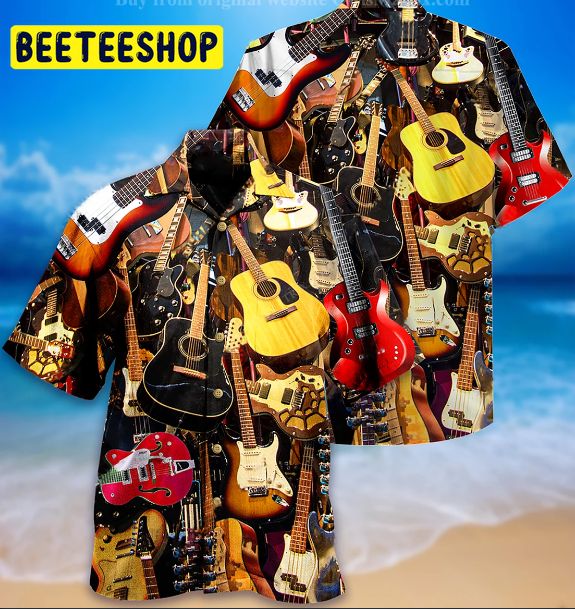 Music Guitar Trending Hawaiian Shirt