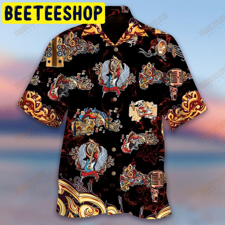 Musical Instrument Hawaiian Shirt