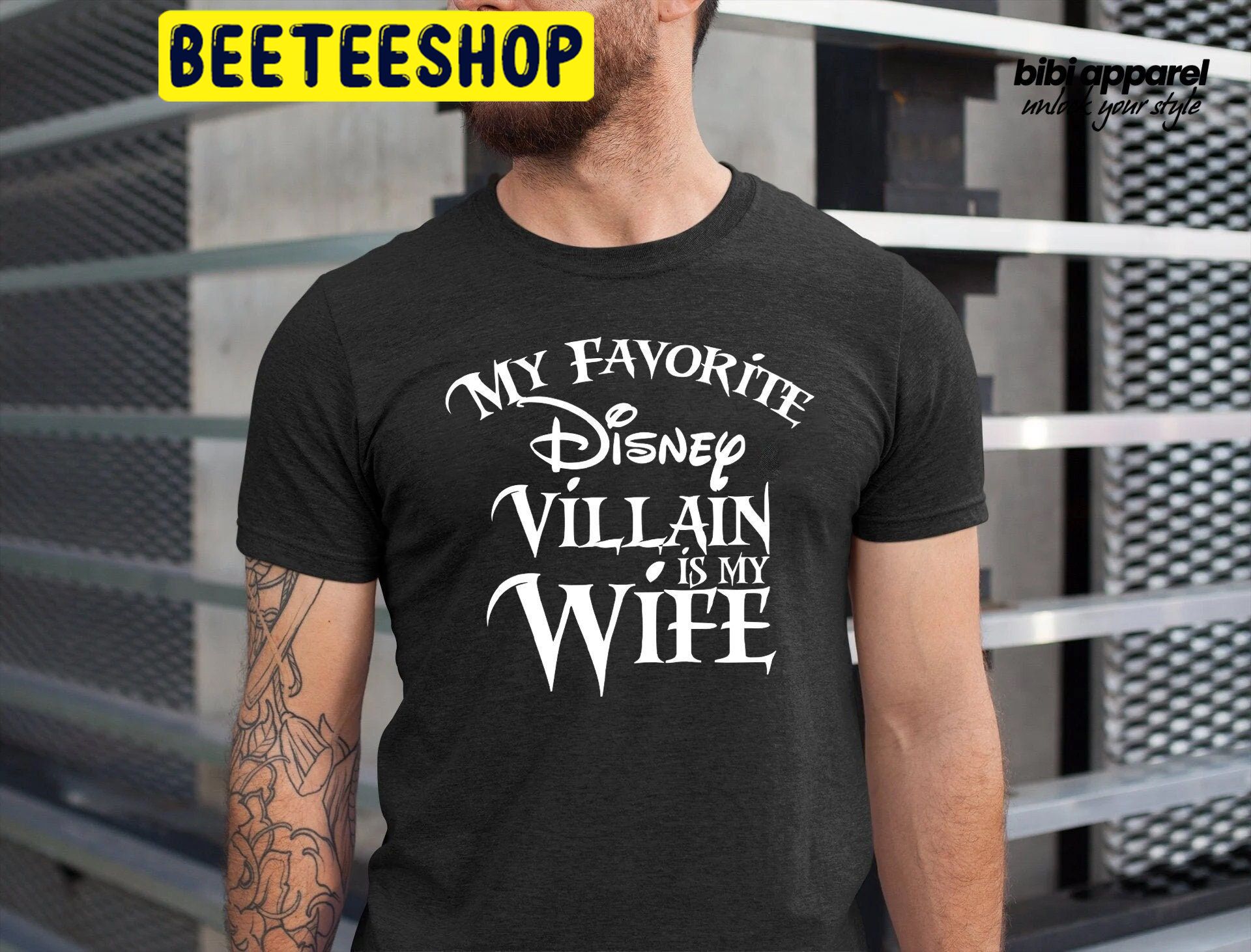 My Favorite Disney Villain Is My Wife HalloweenTrending Unisex Shirt