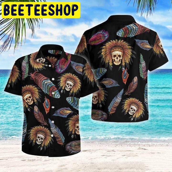 Naive Skull Hawaiian Shirt