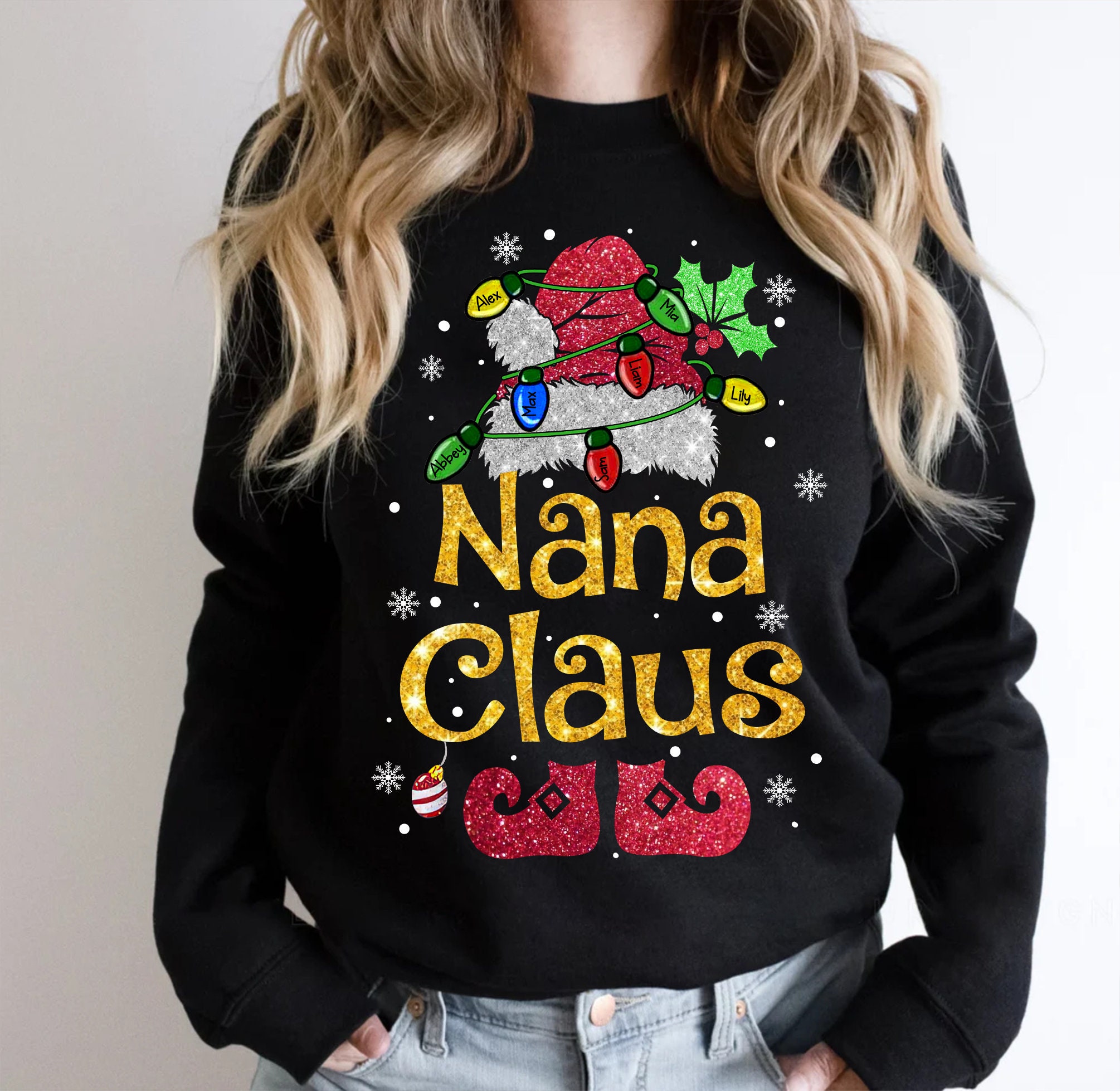 Nana Claus Christmas Sweatshirt