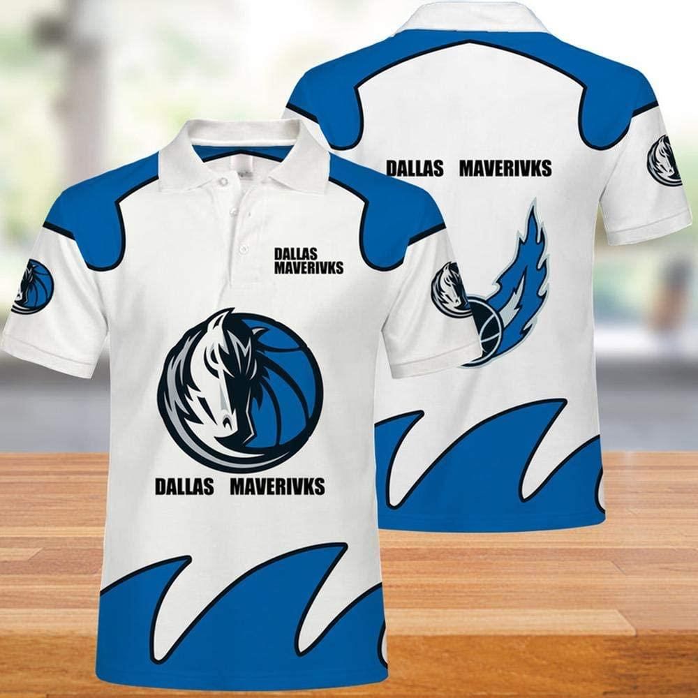 NBA Dallas Mavericks 3d Print Casual Summer Short Top Branding Trends 3D Polo Shirt