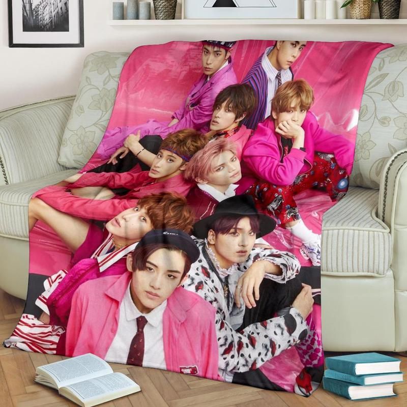 Nct 127 Fleece Blanket Throw Blanket