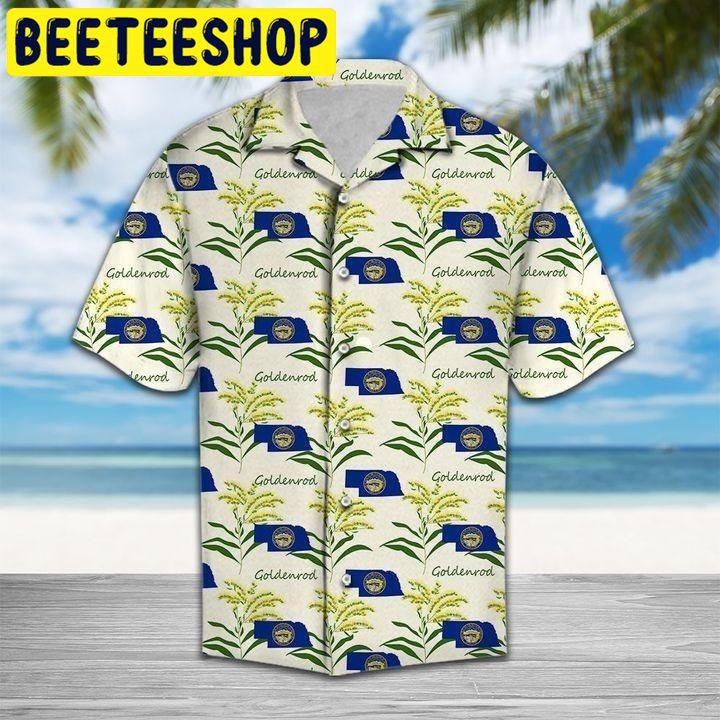 Nebraska Goldenrod Hawaiian Shirt