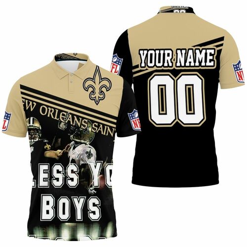 New Orleans Saints 2020 Nfl Season Bless You Boys Who Dat Legends Personalized 3D All Over Print Polo Shirt