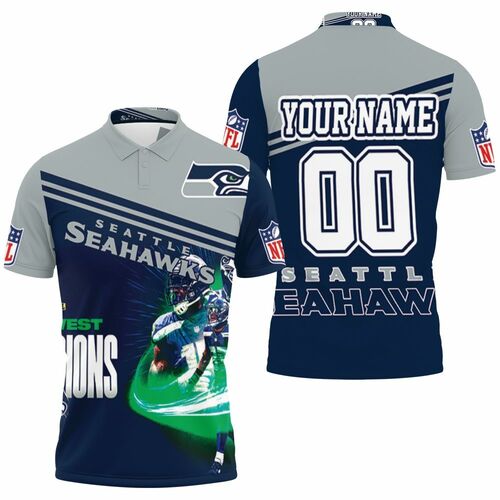 Nfc West Champions Seattle Seahawks 2020 Nfl Season Go Seattle Seahawks Personalized 3D All Over Print Polo Shirt