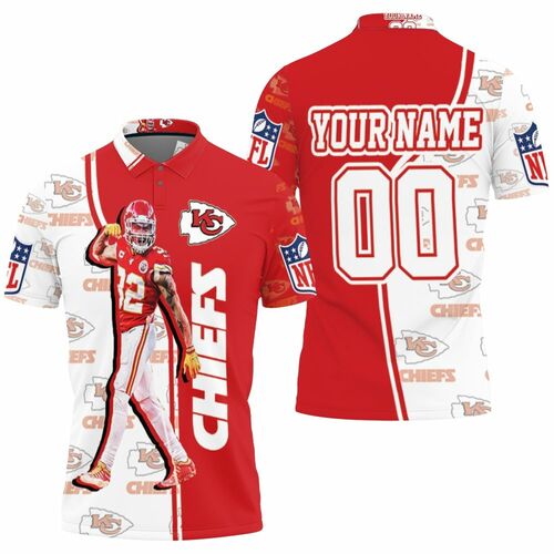 Nfl 2020 Kansas City Chiefs Tyrann Mathieu 32 Signature 3d Personalized 3D All Over Print Polo Shirt