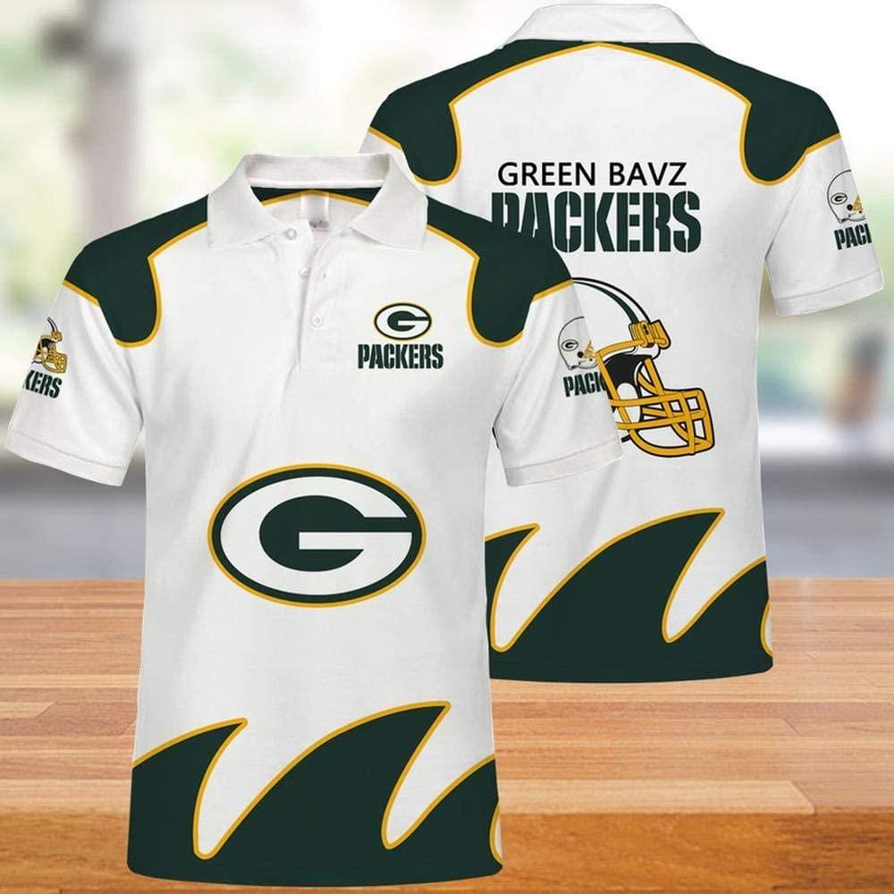 NFL Green Bay Packers 3d Print Casual Summer Short Top Branding Trends 3D Polo Shirt