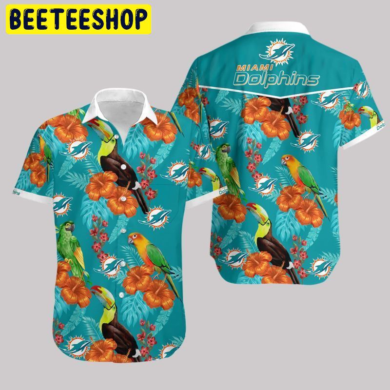 NFL Miami Dolphins 3D Aloha 1 Hawaiian Shirt