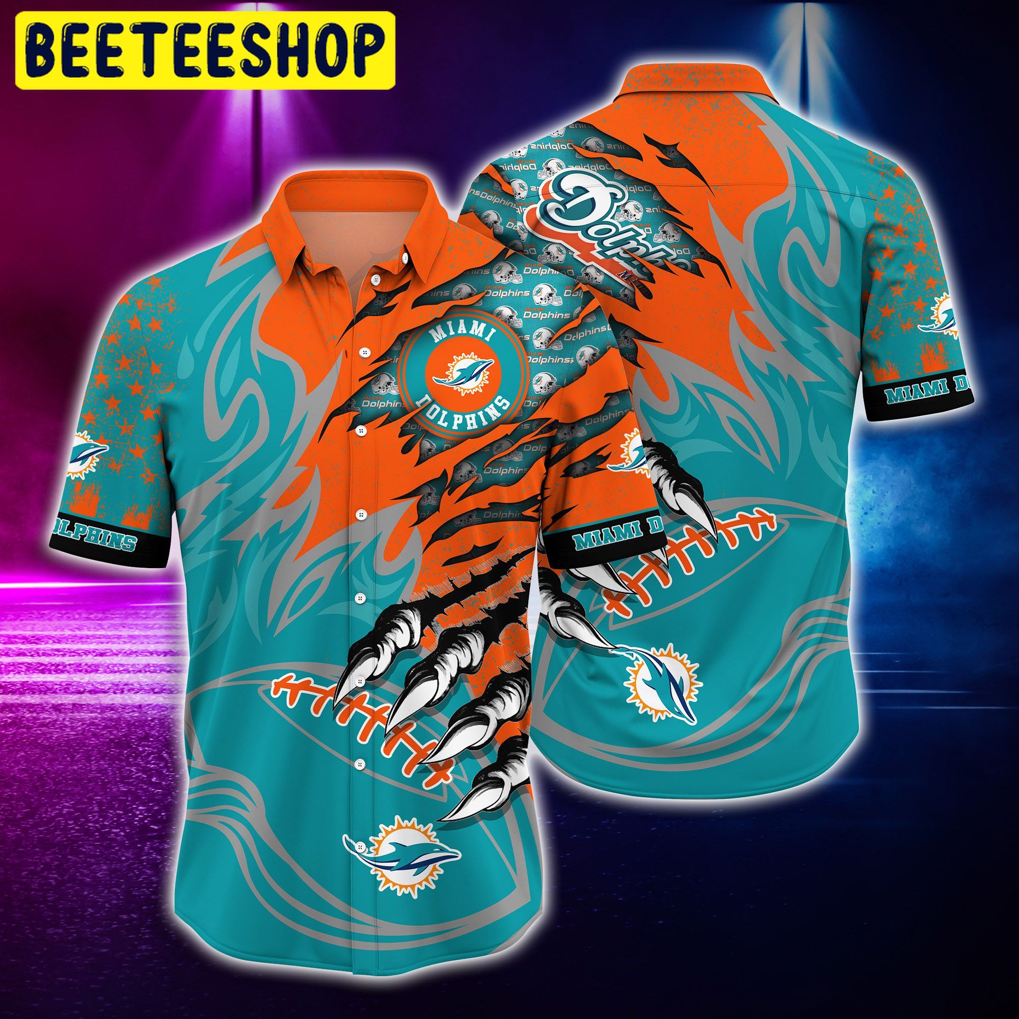 NFL Miami Dolphins 3d Trending Hawaiian Shirt