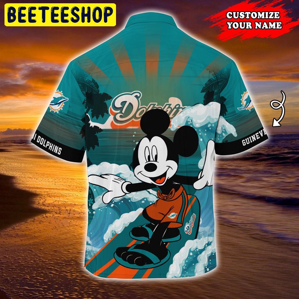 NFL Miami Dolphins and Mickey For Fan Hawaiian Shirt