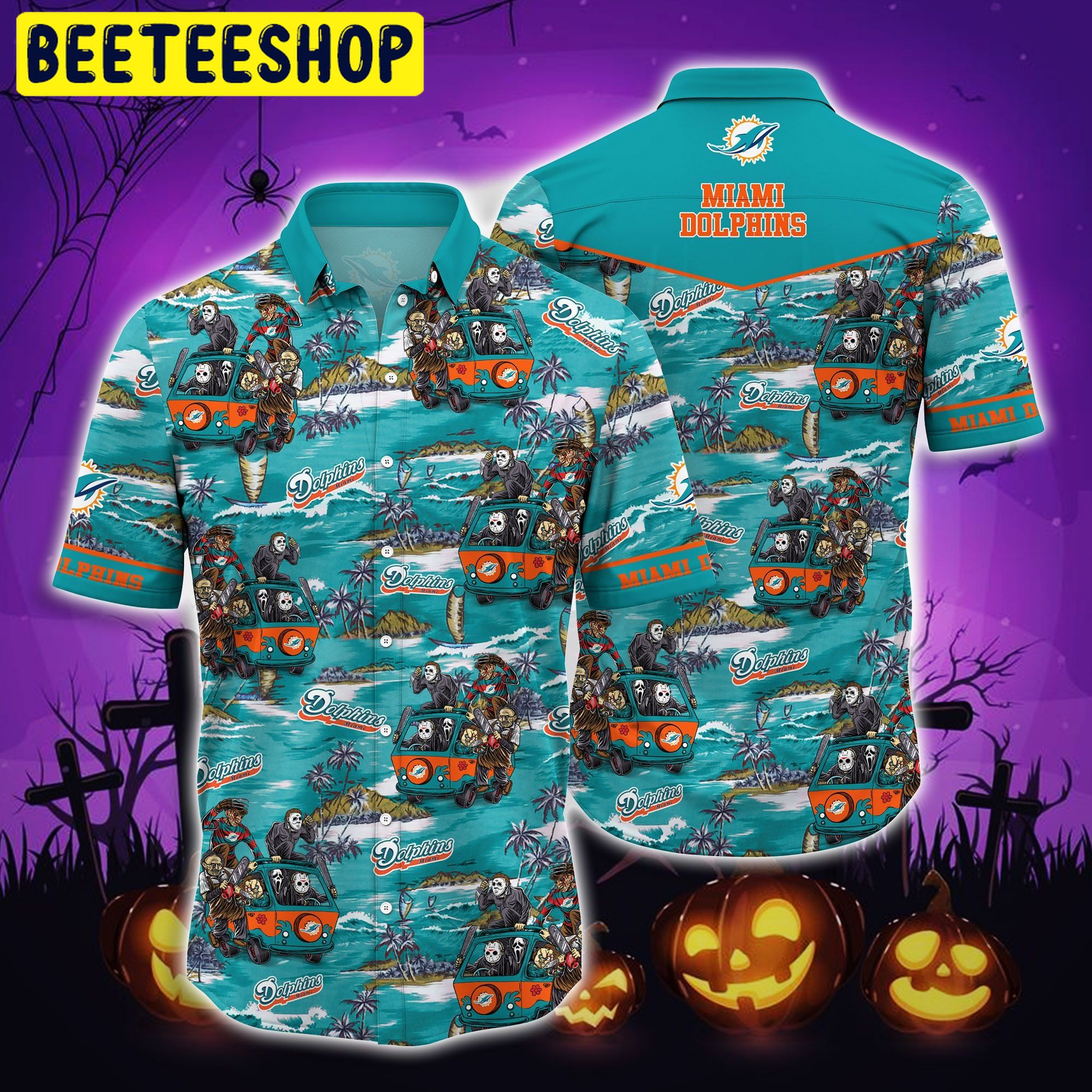 NFL Miami Dolphins Killer Team Hot Trending Hawaiian Shirt