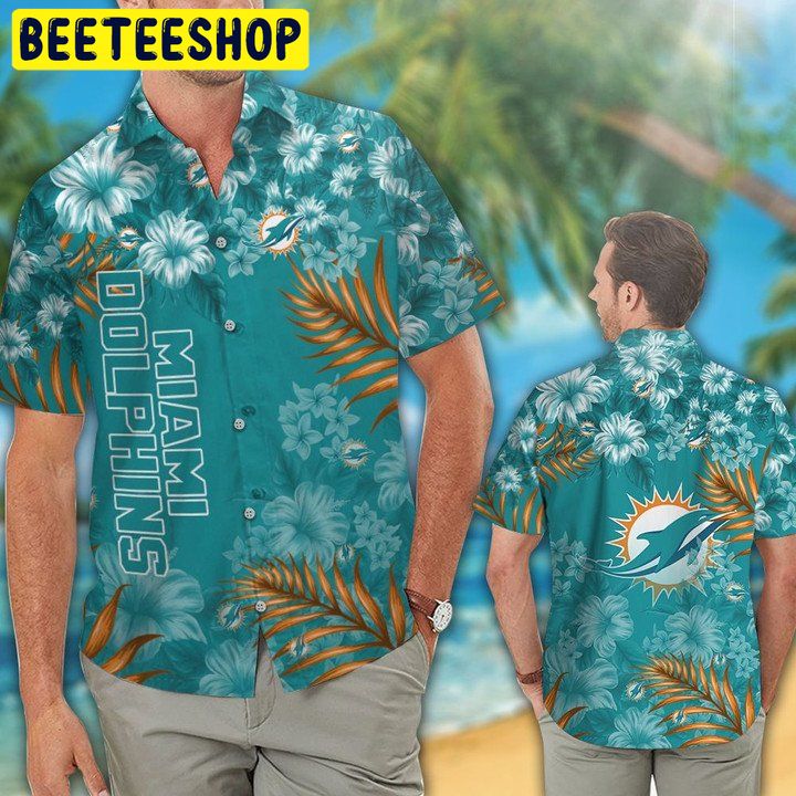 NFL Miami Dolphins Tropical Aloha 5 Hawaiian Shirt