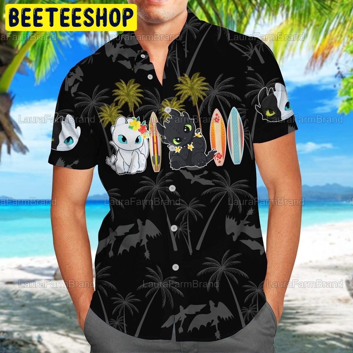 Night Fury Toothless Trending Hawaiian Shirt