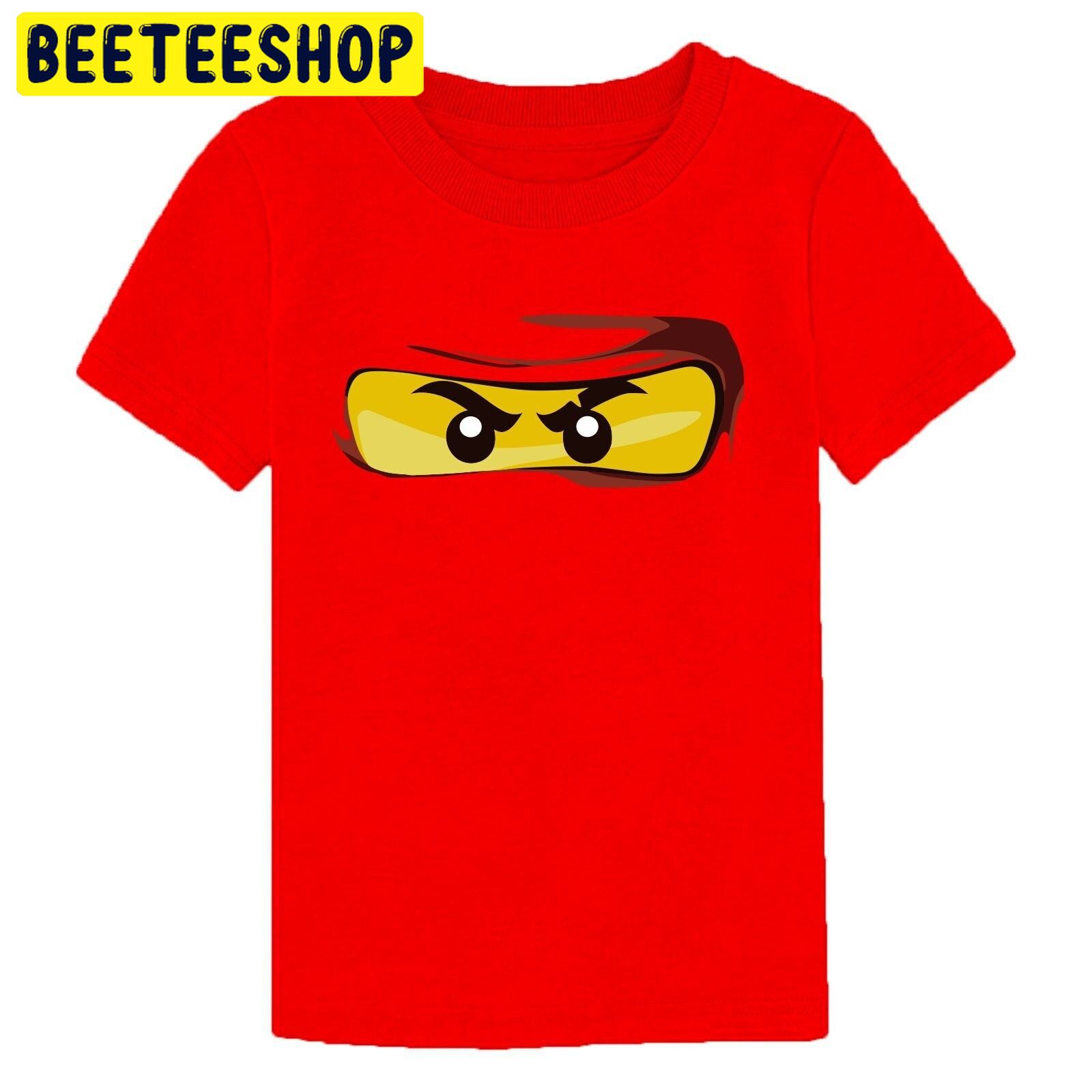 Ninja Eyes Brick Ninjago Bricks Funny Cartoon Trending Unisex Shirt