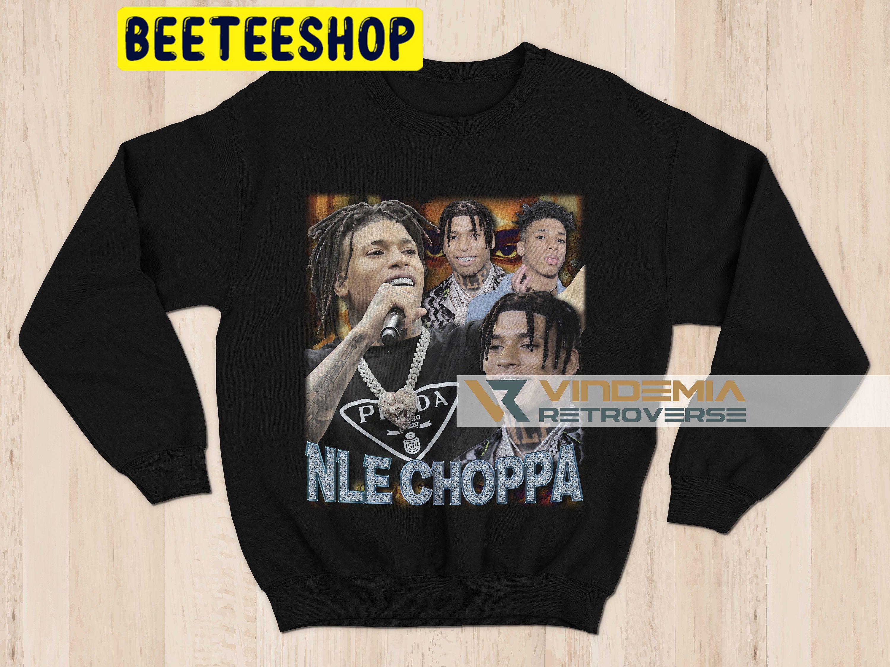 Nle Choppa Rapper Vintage ArtTrending Unisex Shirt