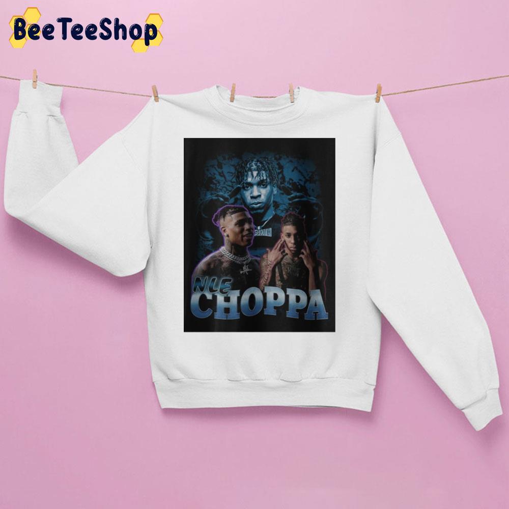 Nle Choppa Vintage-90s Retro Vintage Singger Trending Unisex Sweatshirt