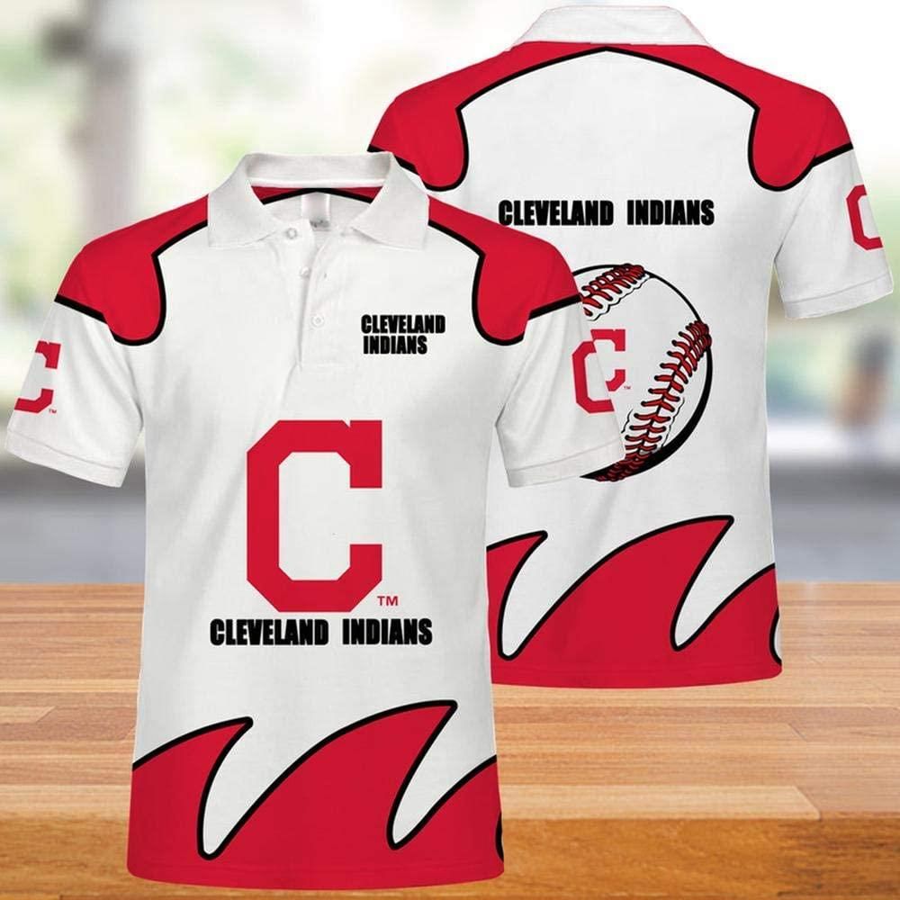 NRL Cleveland Indians 3d Print Casual Summer Short Top Branding Trends 3D Polo Shirt