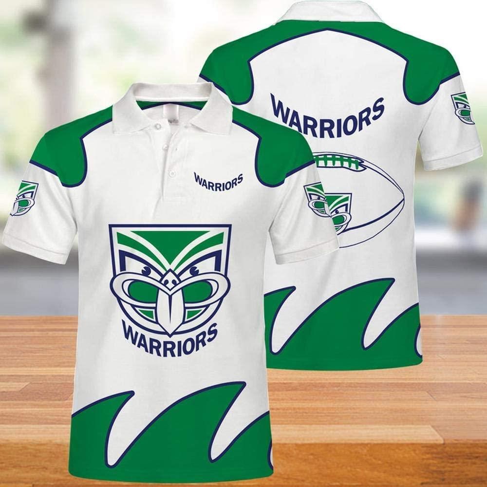 NRL Warriors Team 3d Print Casual Summer Short Top Branding Trends 3D Polo Shirt